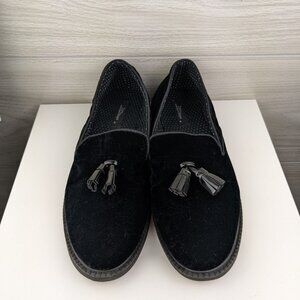 Zara Velvet Loafers
